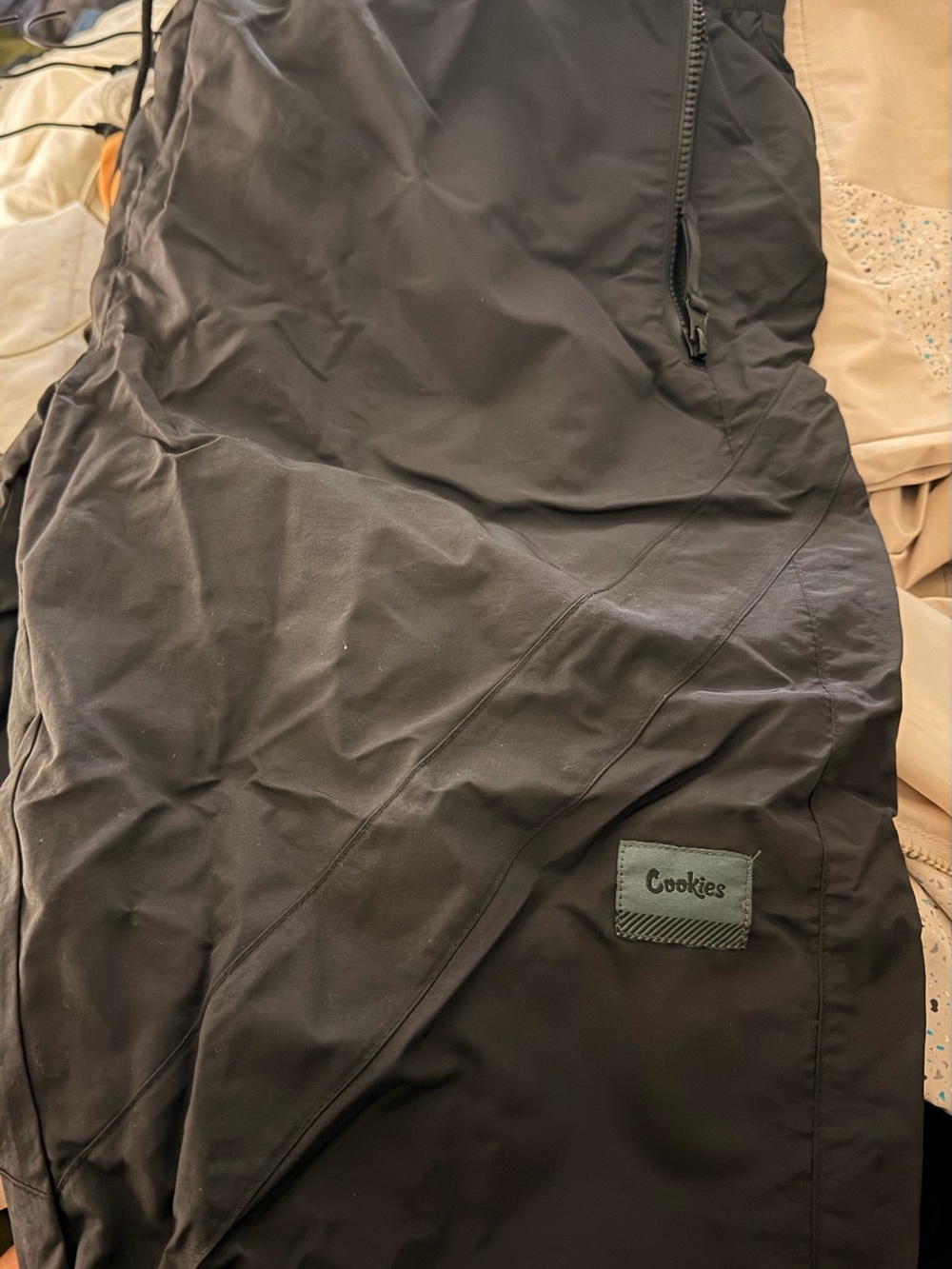 Cookies Black Snow Pants with Zip Pocket